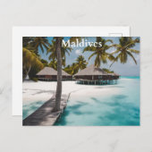 Carte Postale Maldives 5 (Devant / Derrière)