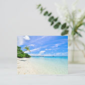 Carte Postale Maldives beach scene postcard (Debout devant)