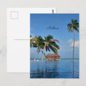Carte Postale Maldives Exotiques (Devant / Derrière)