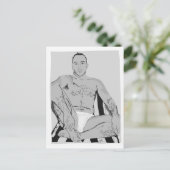 Carte Postale "Mâle Alpha" (Debout devant)