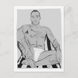 Carte Postale "Mâle Alpha"