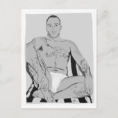 Carte Postale "Mâle Alpha" (Devant)