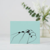 Carte Postale Mâles de bébé monochrome (Debout devant)