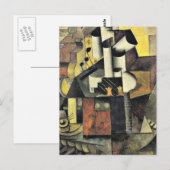 Carte Postale Malevich - Instrument de musique (Devant / Derrière)