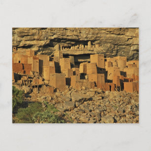 Carte Postale MALI, Pays Dogon. Tellem malien traditionnel