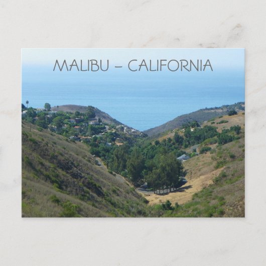 Carte postale Malibu ! (Devant)