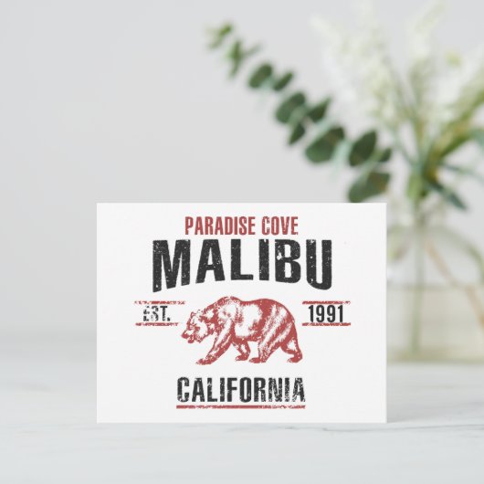 Carte Postale Malibu (Debout devant)