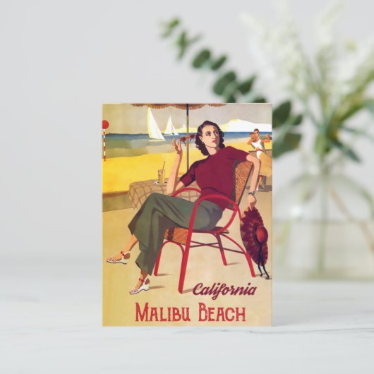 Carte Postale Malibu Beach (Debout devant)