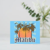 Carte Postale Malibu Beach Californie (Debout devant)