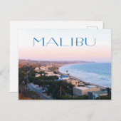 Carte Postale Malibu California Coast (Devant / Derrière)