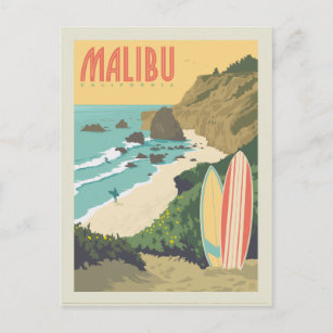Carte Postale Malibu, Californie