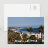 Carte Postale Malibu, Californie (Devant / Derrière)