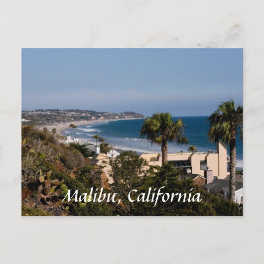 Carte Postale Malibu, Californie (Devant)