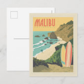 Carte Postale Malibu, Californie (Devant / Derrière)