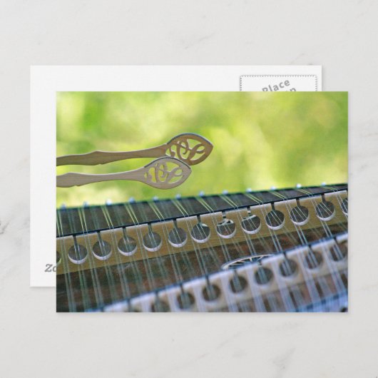 Carte Postale Mallets Hammer Dulcimer (Devant / Derrière)
