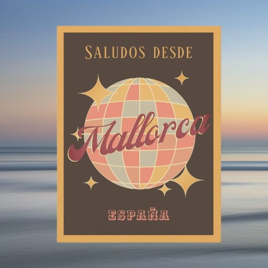 Carte postale Mallorca España Espagne Retro Parti 