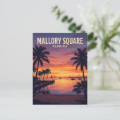 Carte Postale Mallory Square Floride (Debout devant)