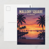 Carte Postale Mallory Square Floride (Devant / Derrière)