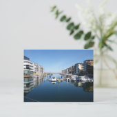 Carte Postale Malmo Marina Suède Sunny Photo (Debout devant)