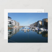 Carte Postale Malmo Marina Suède Sunny Photo (Devant / Derrière)