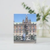 Carte Postale Malmö Suède - Hôtel de ville (Debout devant)