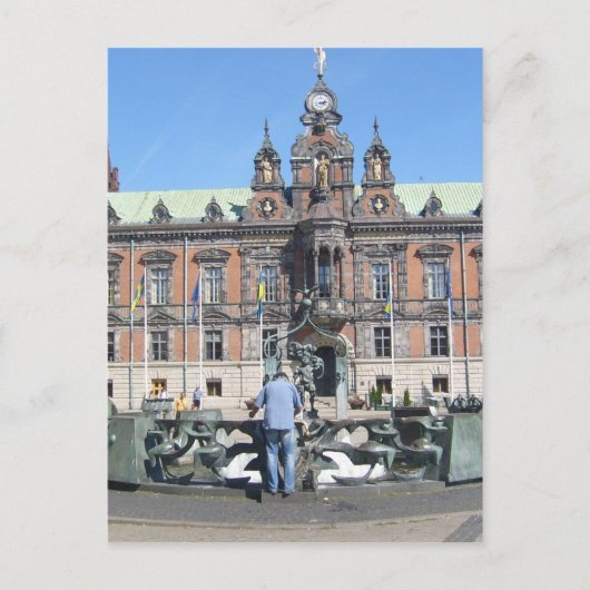 Carte Postale Malmö Suède - Hôtel de ville (Devant)