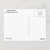 Carte Postale Malmö Suède - Hôtel de ville (Dos)