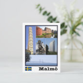 Carte Postale Malmö - Suède - Mosaic - (Debout devant)