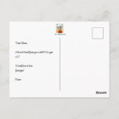 Carte postale "Malshi chien vous manque" (Dos)