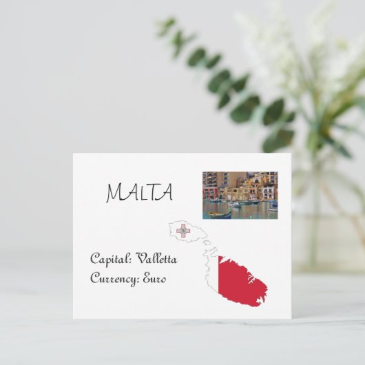 Carte Postale Malte (Debout devant)