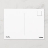 Carte Postale Malte (Dos)