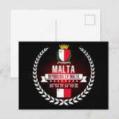 Carte Postale Malte (Devant / Derrière)