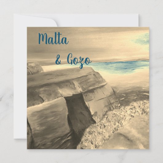 Carte postale Malte et Gozo (Devant)