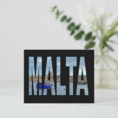 Carte Postale Malte La Valette (Debout devant)