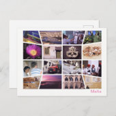 Carte Postale Malte multi-image (Devant / Derrière)