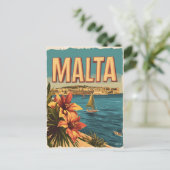 Carte Postale Malte Vintage (Debout devant)
