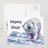 Carte postale Mama Papa Bear (Devant / Derrière)