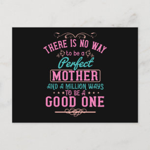 Carte Postale Maman - Aucun moyen d'être une mère parfaite