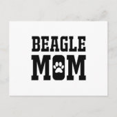 Carte Postale Maman beagle (Devant)