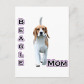 Carte Postale Maman beagle 4 (Devant)