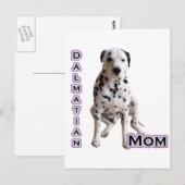 Carte Postale Maman dalmate 4 (Devant / Derrière)