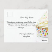 Carte Postale Maman d'anniversaire (Dos)