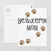 Carte Postale Maman de Beauceron (Devant / Derrière)