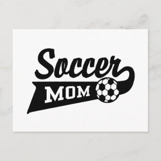 Carte Postale Maman de football