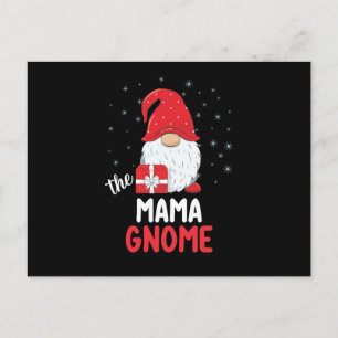 Carte Postale Maman de Noël Mama mignonne Gnome
