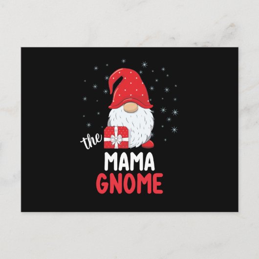 Carte Postale Maman de Noël Maman Gnome Mignon (Devant)