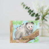 Carte Postale Maman d'Opossum (Debout devant)