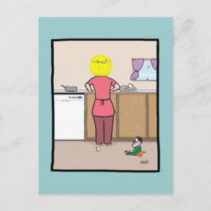 Carte Postale Maman Drôle - La Jig Est Toi
