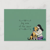 Carte Postale Maman du chien de l'année (Devant)