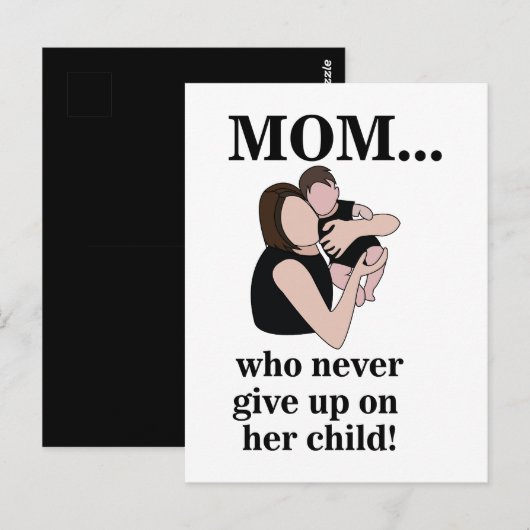 Carte Postale Maman Enfant Mère à Venir  (Devant / Derrière)